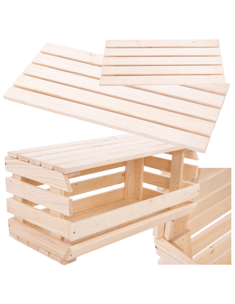 Na kółkach – skrzynie do owoców i warzyw RAWA - Dekiel wieko pokrywka osłona półka pokrywa do regału na warzywa RAWA 57cm - product b2b.wamar.biz 1