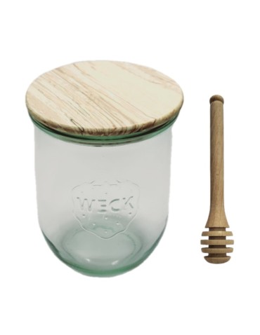 Słoiki i Dodatki - Słoiki WECK / drewniane wieko, nabierak słoik 1l 1062ml TULIP - product 3