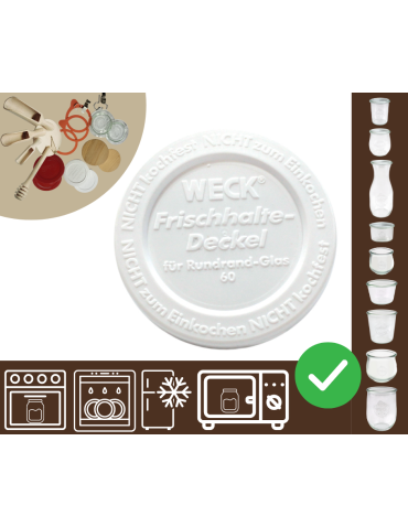 Słoiki WECK / plastikowe wieko 60mm do SŁOIK WECK