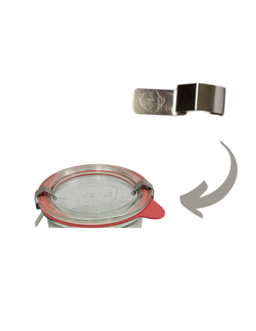 Słoiki i Dodatki - Słoiki WECK / zapinka blaszka 1szt do SŁOIK WECK - product 3