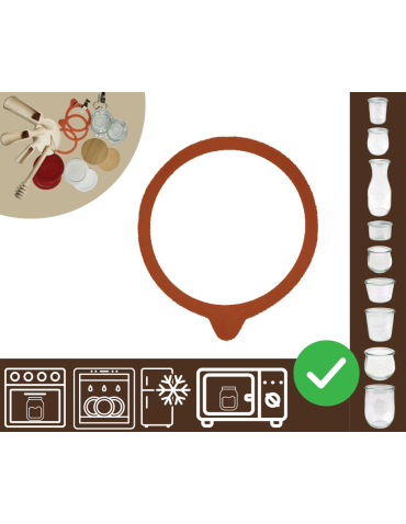 Słoiki WECK / uszczelka gumka 100mm 1szt do SŁOIK WECK