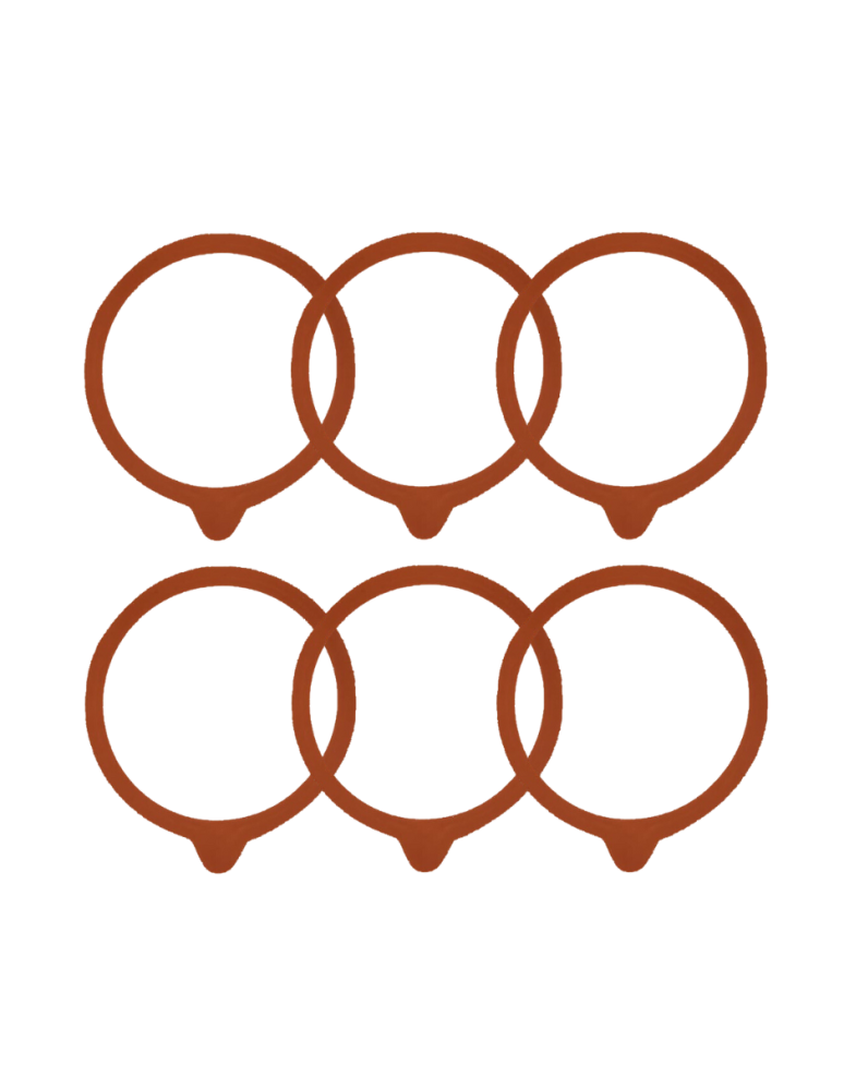 Słoiki i Dodatki - Słoiki WECK / uszczelki gumki 60mm 6szt do SŁOIK WECK - product b2b.wamar.biz 3