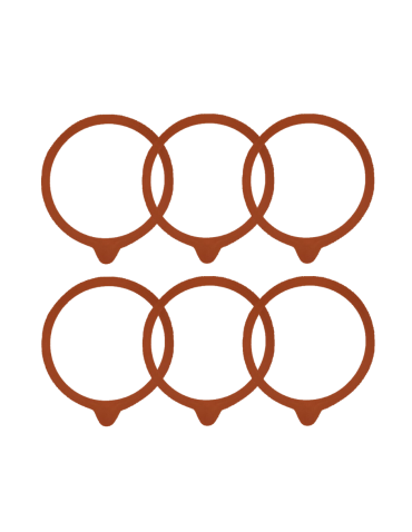 Słoiki i Dodatki - Słoiki WECK / uszczelki gumki 100mm 6szt do SŁOIK WECK - product 3