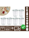 Słoiki WECK x6 / żaroodporny słoik 160ml MOLD