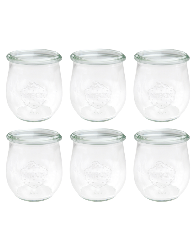 Słoiki i Dodatki - Słoiki WECK 6szt/ żaroodporny słoik 220ml TULIP - product b2b.wamar.biz 3