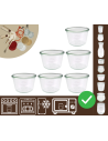 Słoiki WECK 6szt/ żaroodporny słoik 370ml MOLD