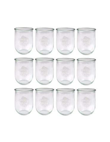 Słoiki i Dodatki - Słoiki WECK 12szt/ żaroodporny słoik 1l 1062ml TULIP - product 3