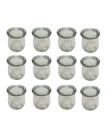 Słoiki i Dodatki - Słoiki WECK 12szt/ szklane wieko słoik 220ml TULIP - product 3