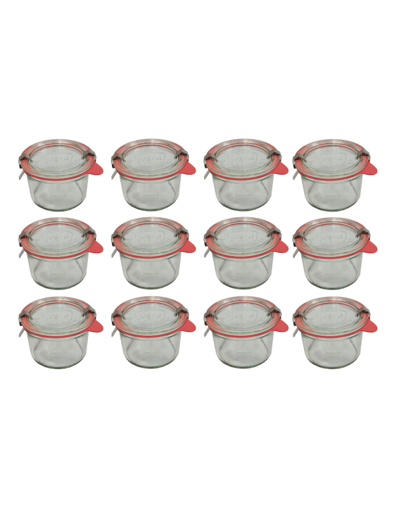 Słoiki i Dodatki - Słoiki WECK 12szt / szkl. wieko,gumka, bl słoik 200ml MOLD - product b2b.wamar.biz 3