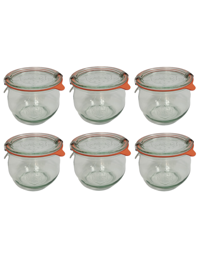 Słoiki i Dodatki - Słoiki WECK 6szt/ szkl. wieko,gumka, bl słoik 370ml TULIP - product b2b.wamar.biz 3