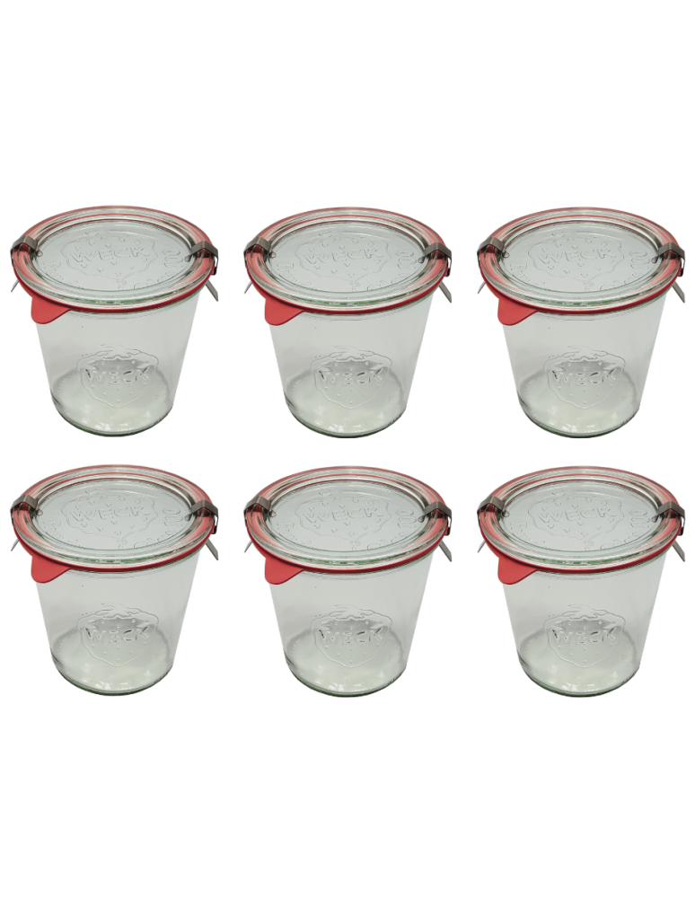 Słoiki i Dodatki - Słoiki WECK 6szt/ szkl. wieko,gumka, bl słoik 580ml MOLD - product b2b.wamar.biz 3