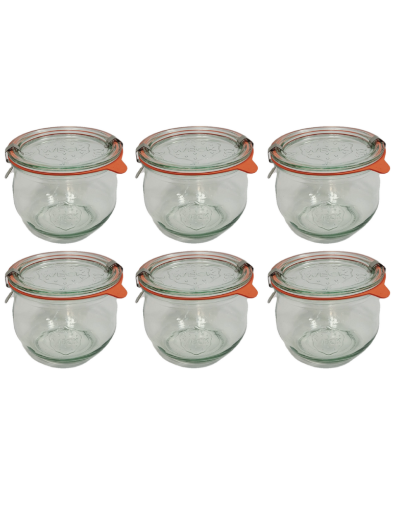 Słoiki i Dodatki - Słoiki WECK 6szt/ szkl. wieko,gumka, bl słoik 580ml TULIP - product b2b.wamar.biz 3