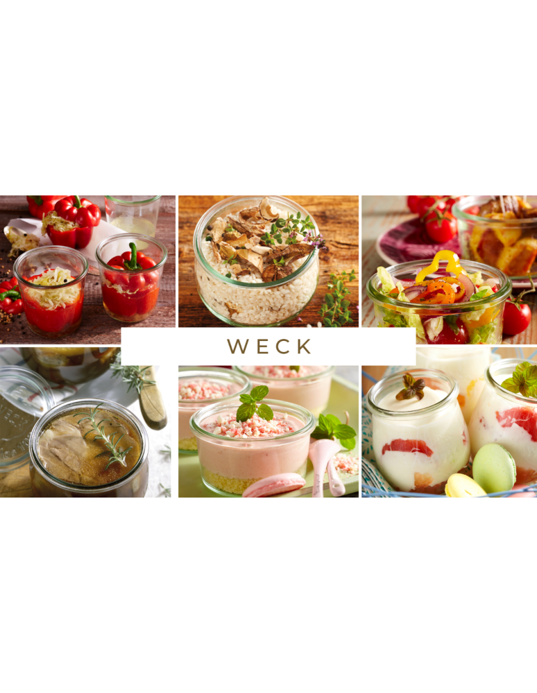 Słoiki i Dodatki - Słoiki WECK 6szt/ szkl. wieko,gumka, bl słoik 1l 1062ml TULIP - product b2b.wamar.biz 2