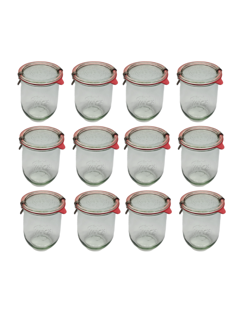 Słoiki i Dodatki - Słoiki WECK 12szt/ szkl. wieko,gumka, bl słoik 1l 1062ml TULIP - product b2b.wamar.biz 3