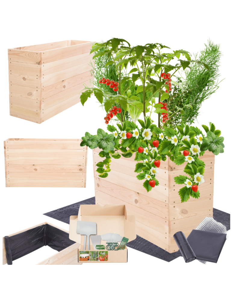 Uprawowe skrzynie ogrodowe- Warzywniaki- skrzynia do uprawy - Skrzynia na warzywa skrzynie na warzywniak inspekt donica grządka 54x83x30 - product b2b.wamar.biz 1