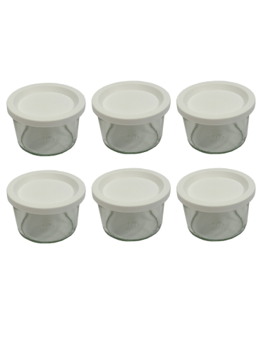Słoiki i Dodatki - Słoiki WECK 6szt / plastikowe wieko słoik 200ml MOLD - product 3