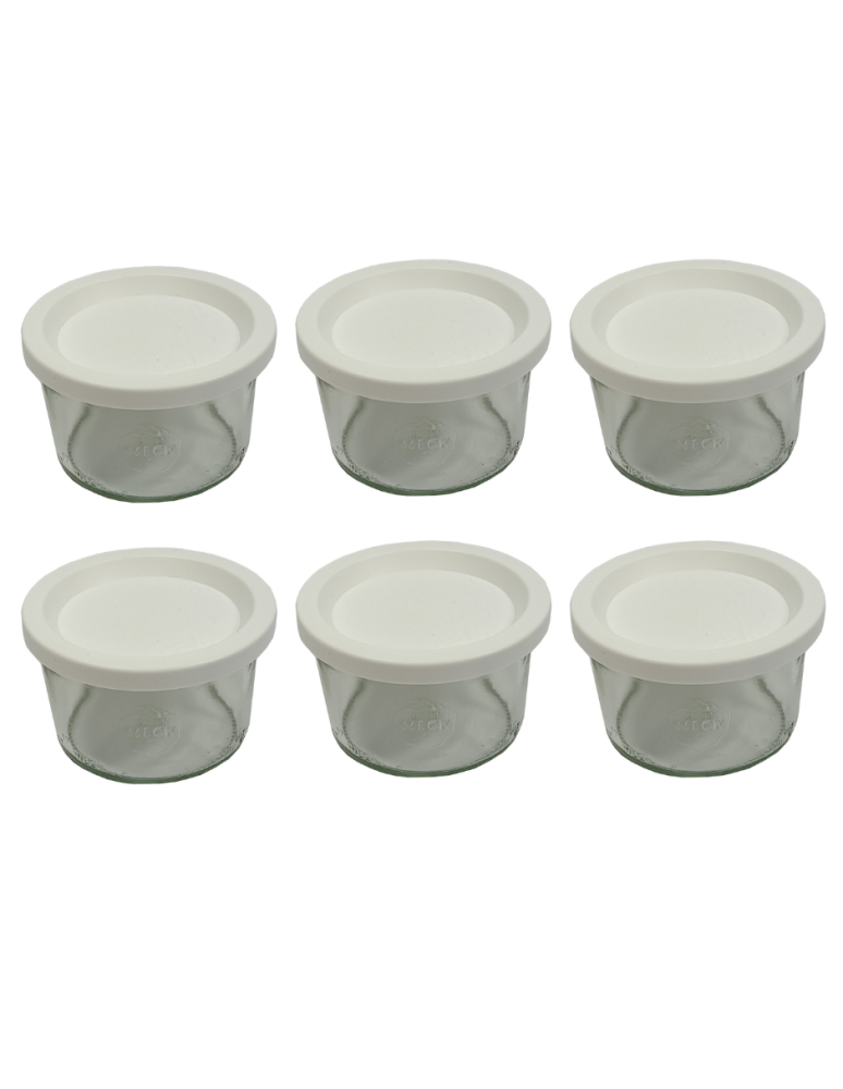 Słoiki i Dodatki - Słoiki WECK 6szt / plastikowe wieko słoik 200ml MOLD - product b2b.wamar.biz 3