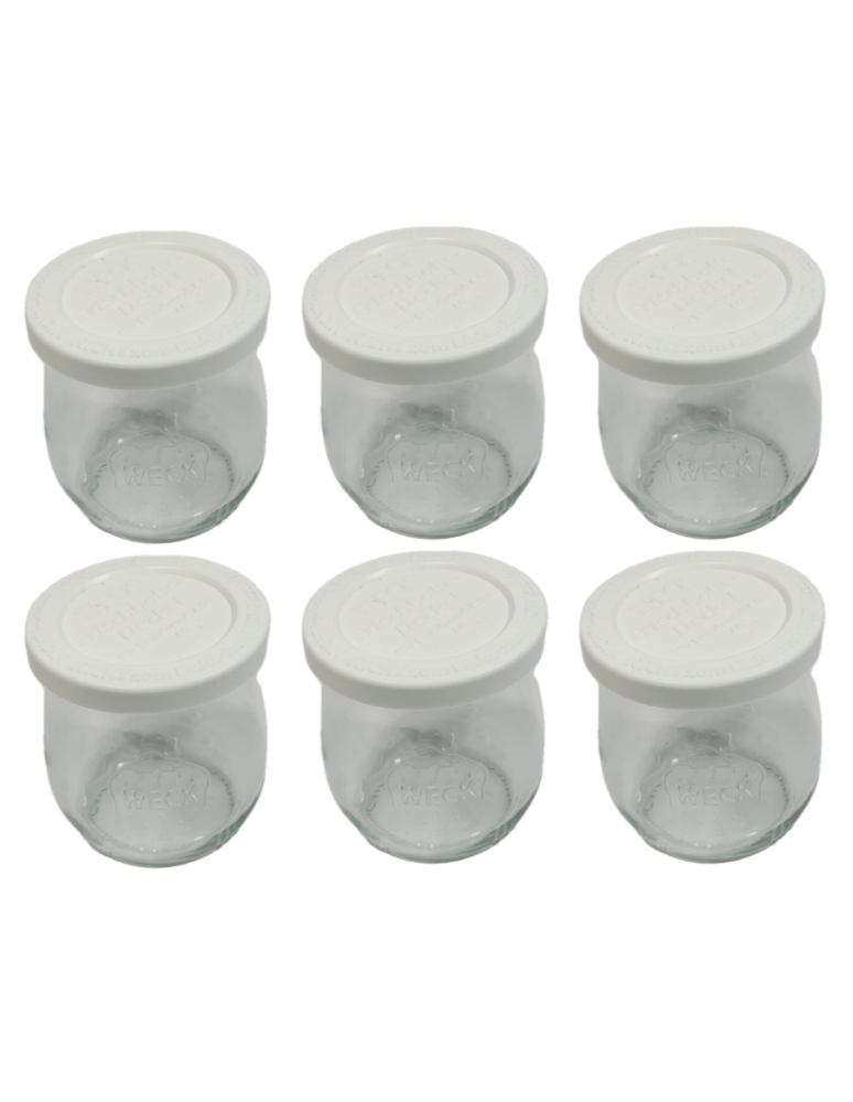 Słoiki i Dodatki - Słoiki WECK 6szt/ plastikowe wieko słoik 220ml TULIP - product b2b.wamar.biz 3