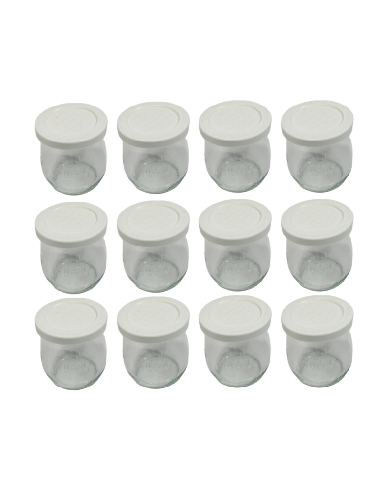 Słoiki i Dodatki - Słoiki WECK 12szt/ plastikowe wieko słoik 220ml TULIP - produkt b2b.wamar.biz 3