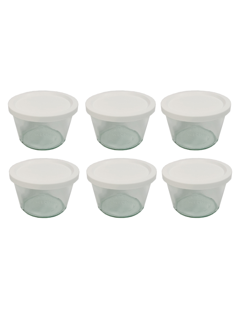 Słoiki i Dodatki - Słoiki WECK 6szt/ plastikowe wieko słoik 370ml MOLD - product b2b.wamar.biz 3