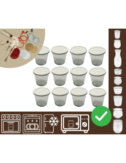 Słoiki WECK 12szt/ plastikowe wieko słoik 580ml MOLD