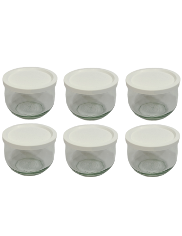 Słoiki i Dodatki - Słoiki WECK 6szt/ plastikowe wieko słoik 580ml TULIP - product 3
