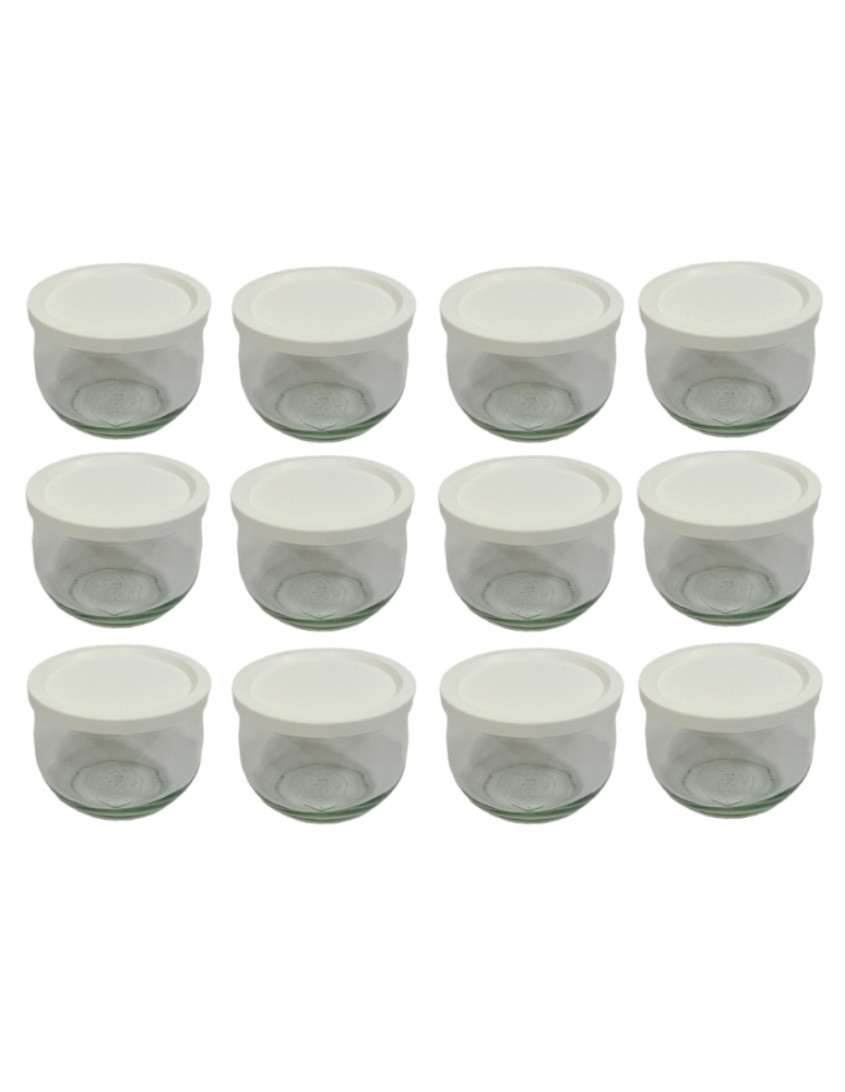 Słoiki i Dodatki - Słoiki WECK 12szt/ plastikowe wieko słoik 580ml TULIP - product b2b.wamar.biz 3