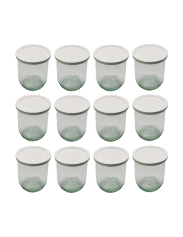 Słoiki i Dodatki - Słoiki WECK 12szt/ plastikowe wieko słoik 1l 1062ml TULIP - product 3