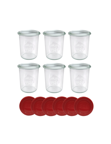 Słoiki i Dodatki - Słoiki WECK x6 / silikonowe wieko słoik 160ml MOLD - product 3