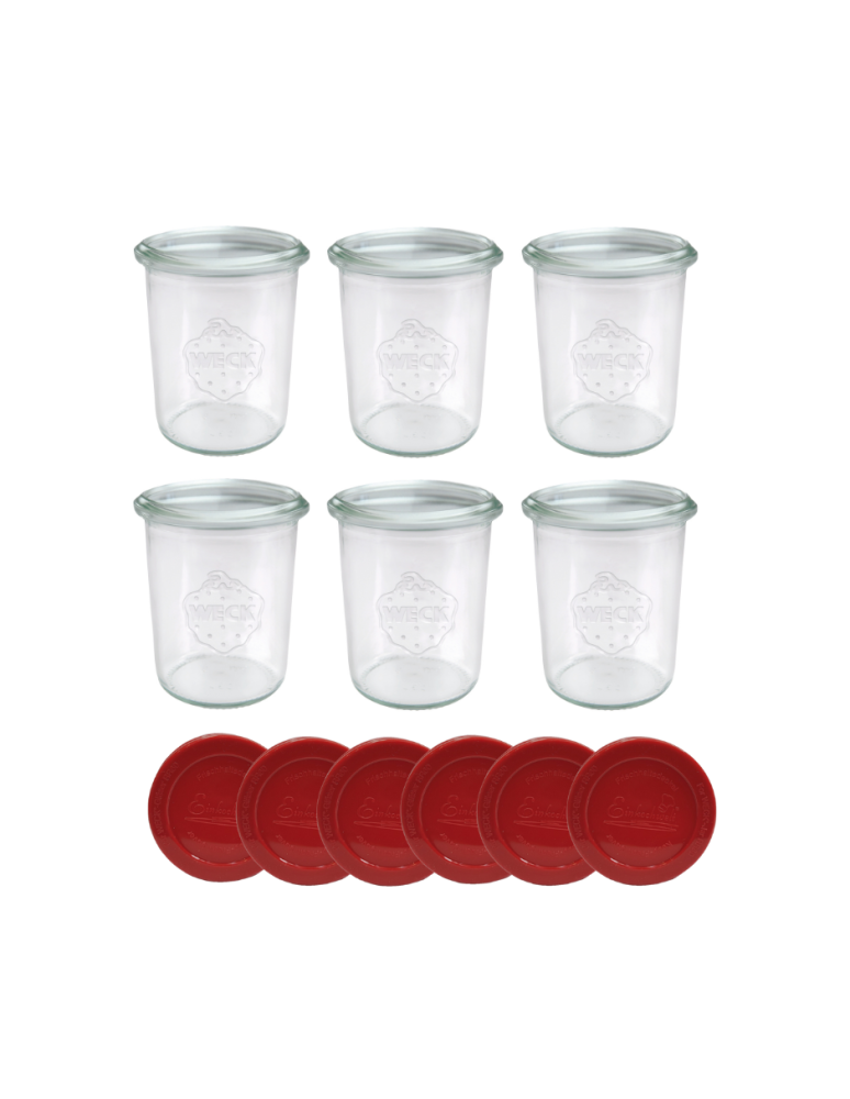 Słoiki i Dodatki - Słoiki WECK x6 / silikonowe wieko słoik 160ml MOLD - product b2b.wamar.biz 3