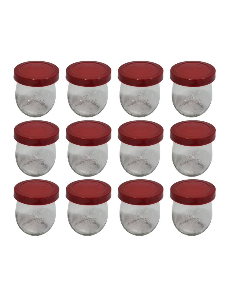 Słoiki i Dodatki - Słoiki WECK 12szt/ silikonowe wieko słoik 220ml TULIP - product b2b.wamar.biz 3