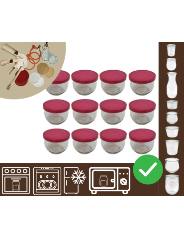 Słoiki WECK 12szt/ silikonowe wieko słoik 370ml TULIP