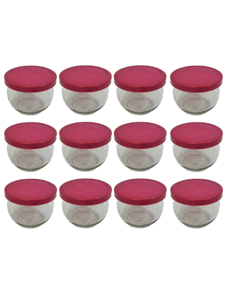 Słoiki i Dodatki - Słoiki WECK 12szt/ silikonowe wieko słoik 370ml TULIP - product b2b.wamar.biz 3