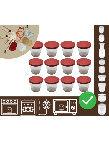 Słoiki WECK 12szt/ silikonowe wieko słoik 580ml MOLD