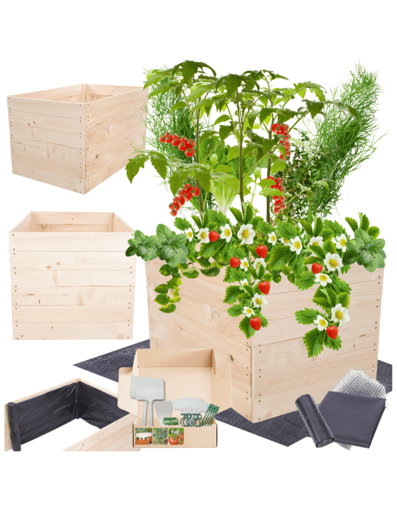 Uprawowe skrzynie ogrodowe- Warzywniaki- skrzynia do uprawy - Skrzynia na warzywa skrzynie na warzywniak inspekt donica grządka 54x93x80 - product b2b.wamar.biz 1