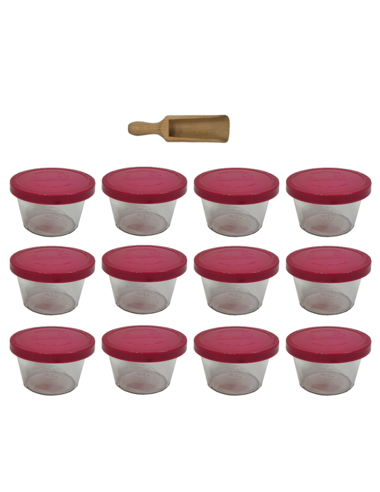 Słoiki i Dodatki - Słoiki WECK 12szt/ silikonowe wieko, miarka słoik 370ml MOLD - product b2b.wamar.biz 3