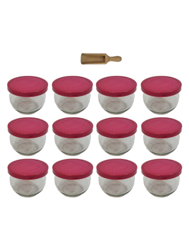 Słoiki i Dodatki - Słoiki WECK 12szt/ silikonowe wieko, miarka słoik 580ml TULIP - product 3