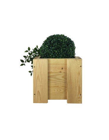 Grządki i Warzywniaki - Drewniana skrzynia balkonowa RDF /szer. 60cm/ Naturalna - product 3