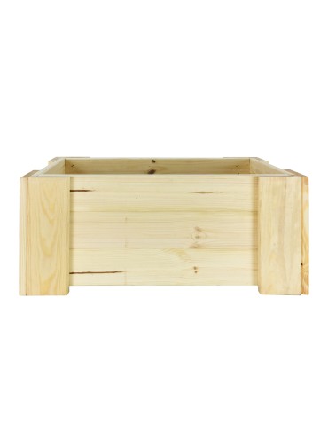 Grządki i Warzywniaki - Drewniana skrzynia balkonowa RDF /szer. 60cm/ Naturalna - product 5