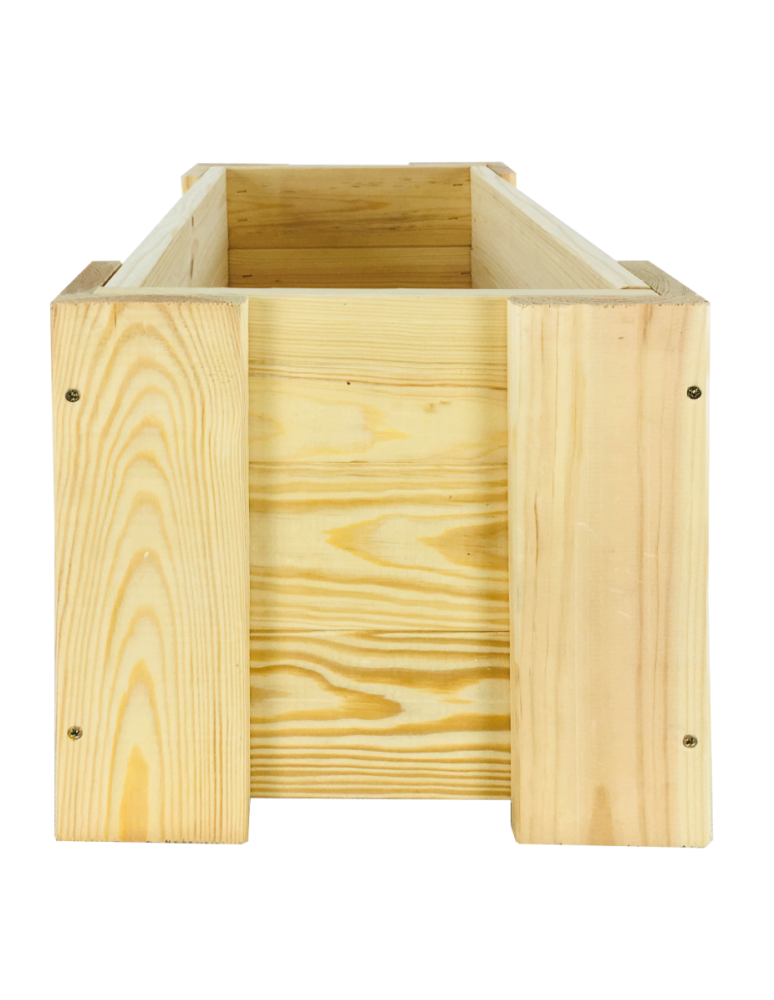 Grządki i Warzywniaki - Drewniana skrzynia balkonowa RDF /szer. 60cm/ Naturalna - product b2b.wamar.biz 7