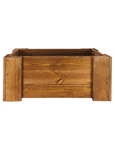 Grządki i Warzywniaki - Drewniana skrzynia balkonowa RDF /szer. 60cm/ Brązowa - product 3