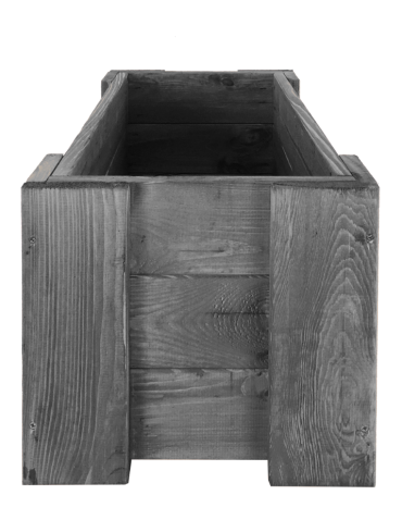 Drewniana skrzynia balkonowa RDF /szer. 60cm/ Szary - product 2