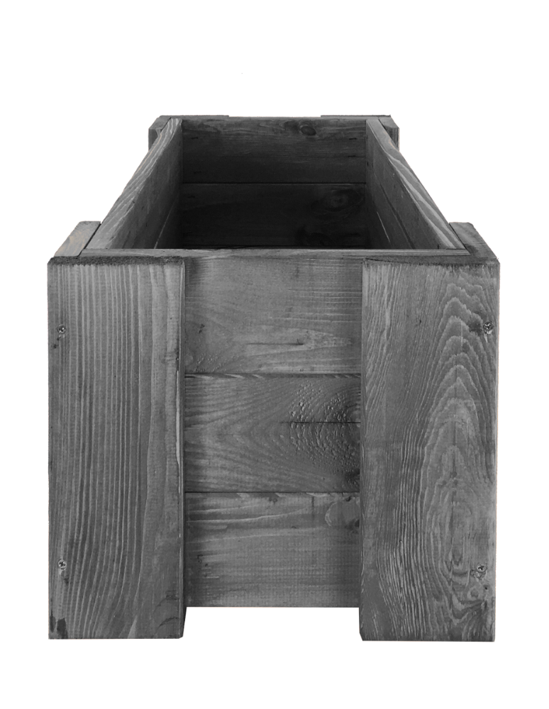 Grządki i Warzywniaki - Drewniana skrzynia balkonowa RDF /szer. 60cm/ Szary - product b2b.wamar.biz 2