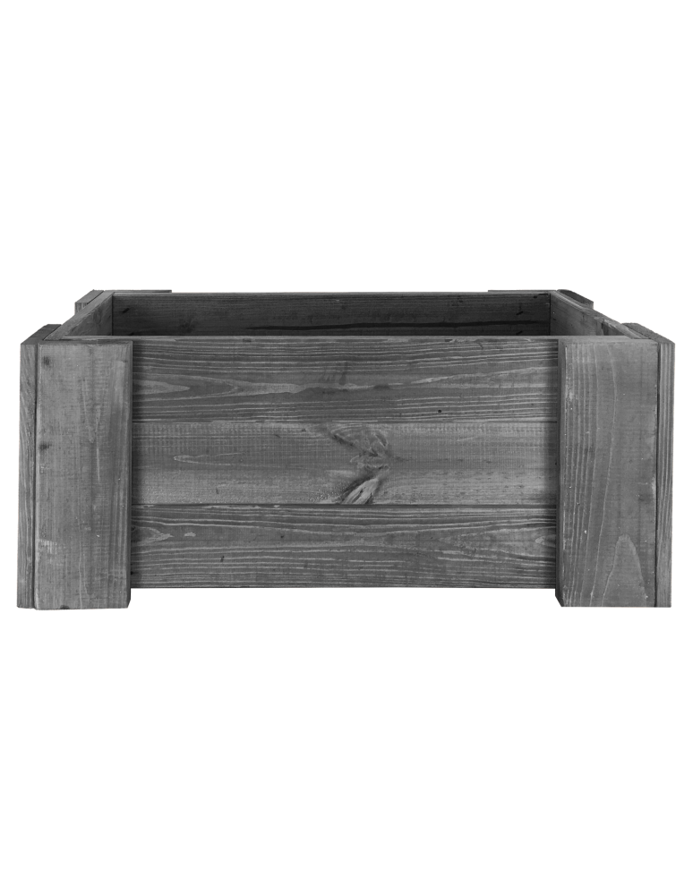 Grządki i Warzywniaki - Drewniana skrzynia balkonowa RDF /szer. 60cm/ Szary - product b2b.wamar.biz 3