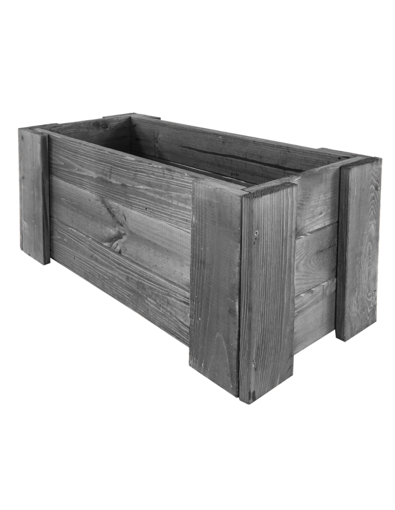 Grządki i Warzywniaki - Drewniana skrzynia balkonowa RDF /szer. 60cm/ Szary - product b2b.wamar.biz 4