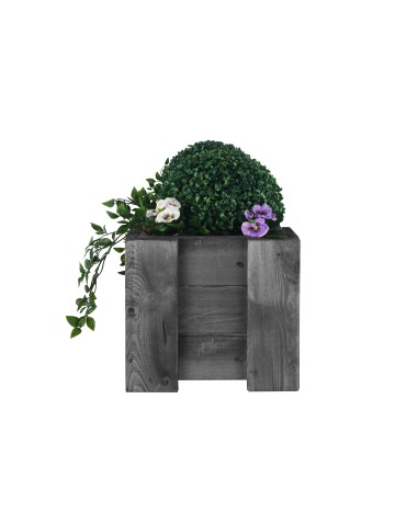 Grządki i Warzywniaki - Drewniana skrzynia balkonowa RDF /szer. 60cm/ Szary - product 5