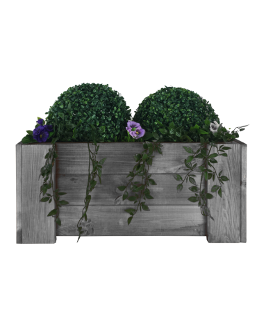 Grządki i Warzywniaki - Drewniana skrzynia balkonowa RDF /szer. 60cm/ Szary - product 7
