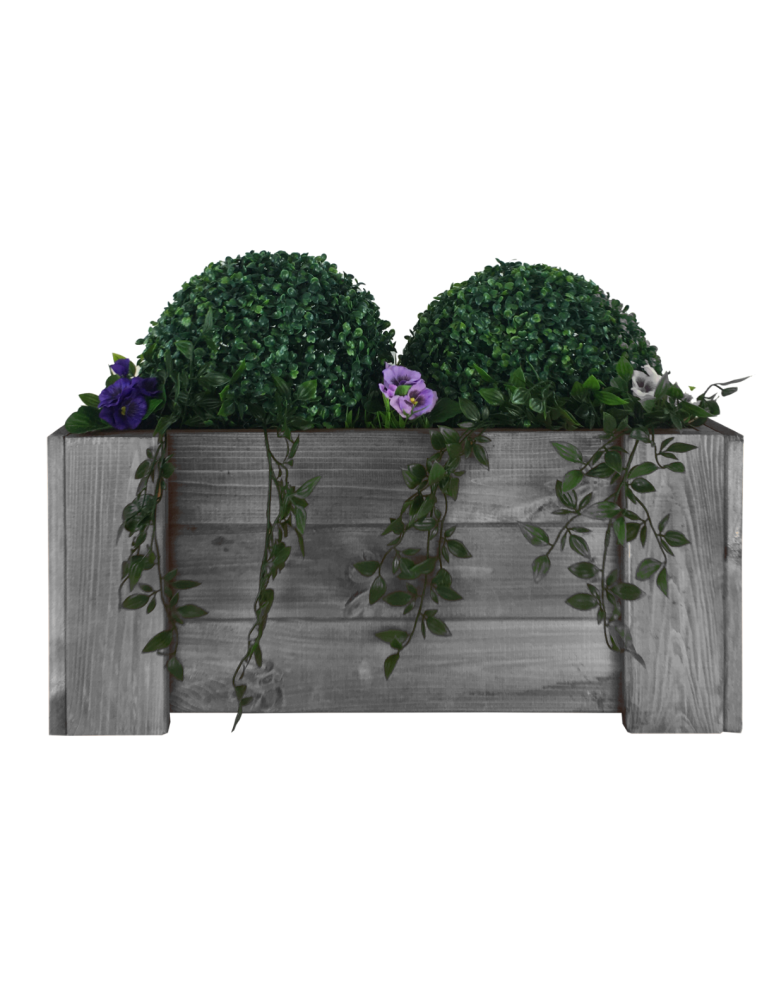 Grządki i Warzywniaki - Drewniana skrzynia balkonowa RDF /szer. 60cm/ Szary - product b2b.wamar.biz 7