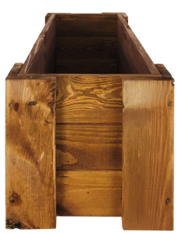 Drewniana skrzynia balkonowa RDF /szer. 80cm/ Brązowa - product 2