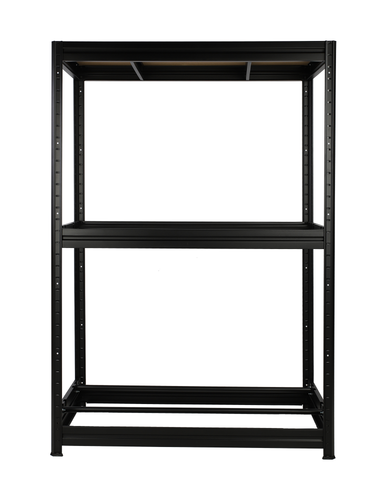 Regały - Regał na opony 177×120×60 cm/ 3 półki – Metalowy/ Czarny - product b2b.wamar.biz 2